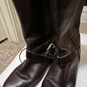 Liz Claiborne Dark Brown Heeled Boots